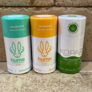 Collection of Aluminum-Free Deodorants